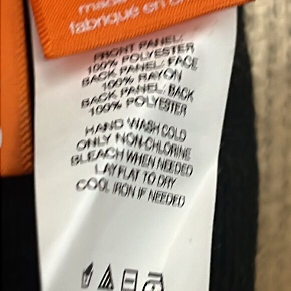 HOUNDSTOOTH KNIT BLACK & WHITE 100% POLYESTER FACE 100% RAYON BACK GLOVES SZ O/S - Picture 4 of 5